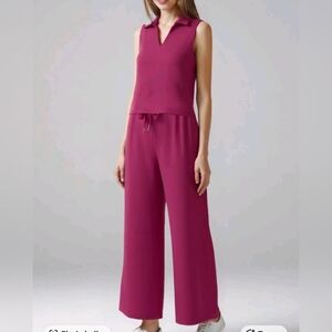 Elegant Women's Purple Jumpsuit